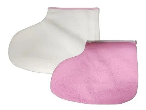 Kit de 2 Botines de Algodón para Parafinoterapia – Tratamiento de Hidratación Profesional