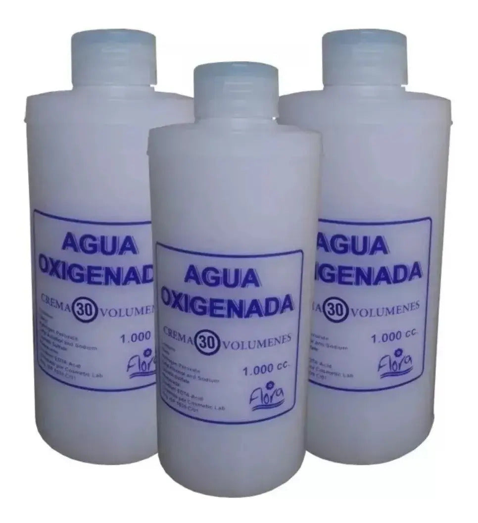 Kit Decoloración Completo 500g + Oxidante 1L + Accesorios Profesional