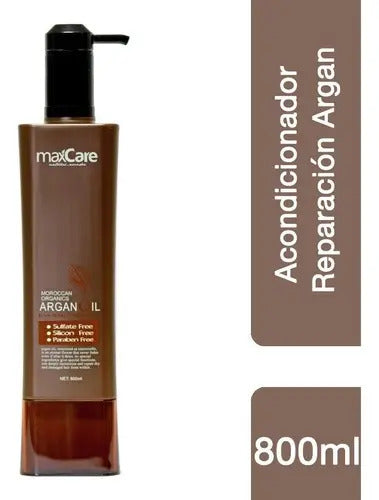 Combo Max Care Argan Premium - Shampoo, Acondicionador y Crema Hidratante