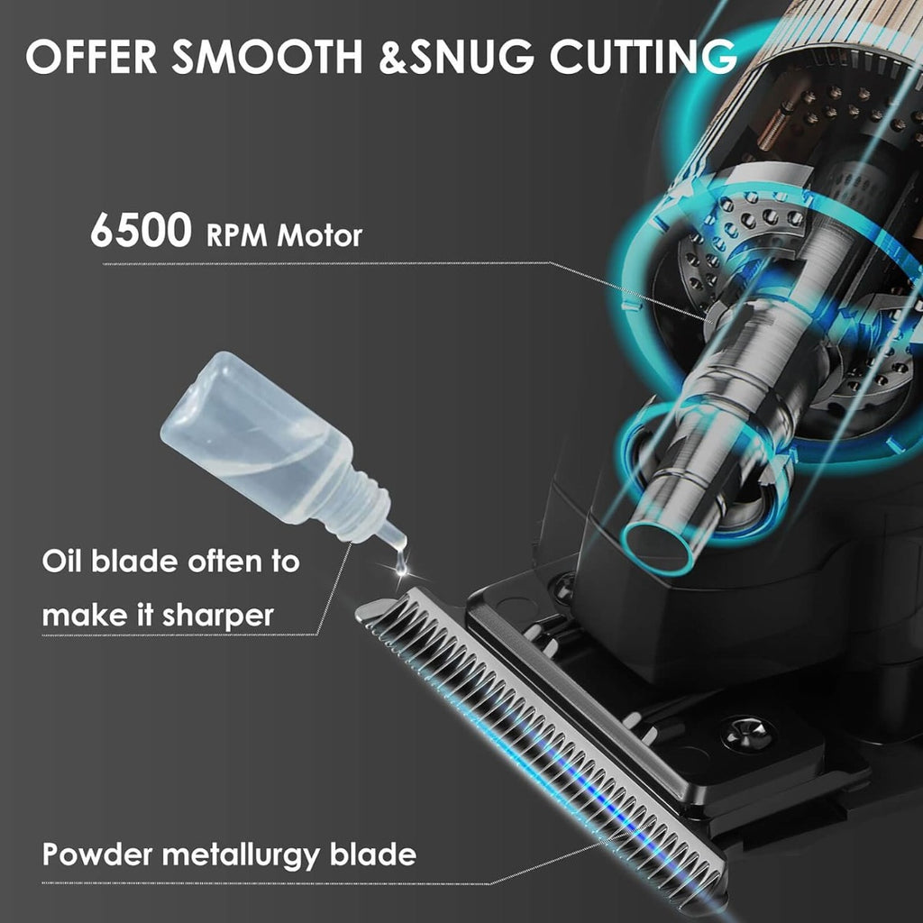 Kit Barbería Kemei: Trimmer de Precisión 2299 + Shaver Profesional 3381