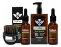 Pack de Cuidado para Barba Profesional - Aceite, Bálsamo y Cepillo de Madera