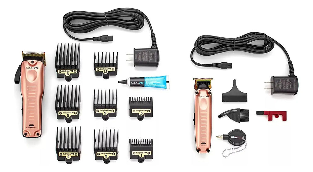 Combo BabylissPRO Lo-Pro FX Clipper + Trimmer Rose Gold Edición Limitada