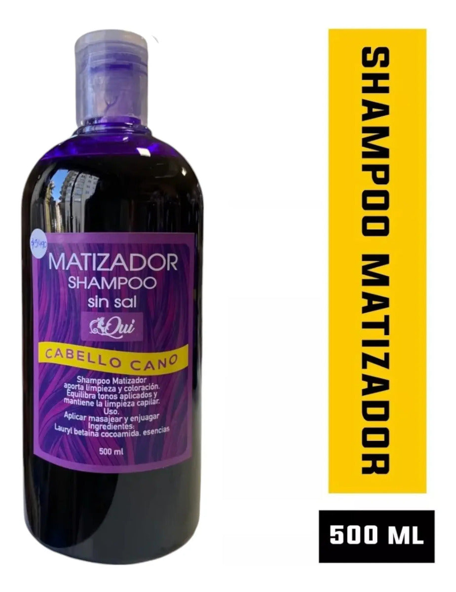 Pack 3 Shampoo Matizadores Profesionales - Rojo, Azul, Violeta y Grafito