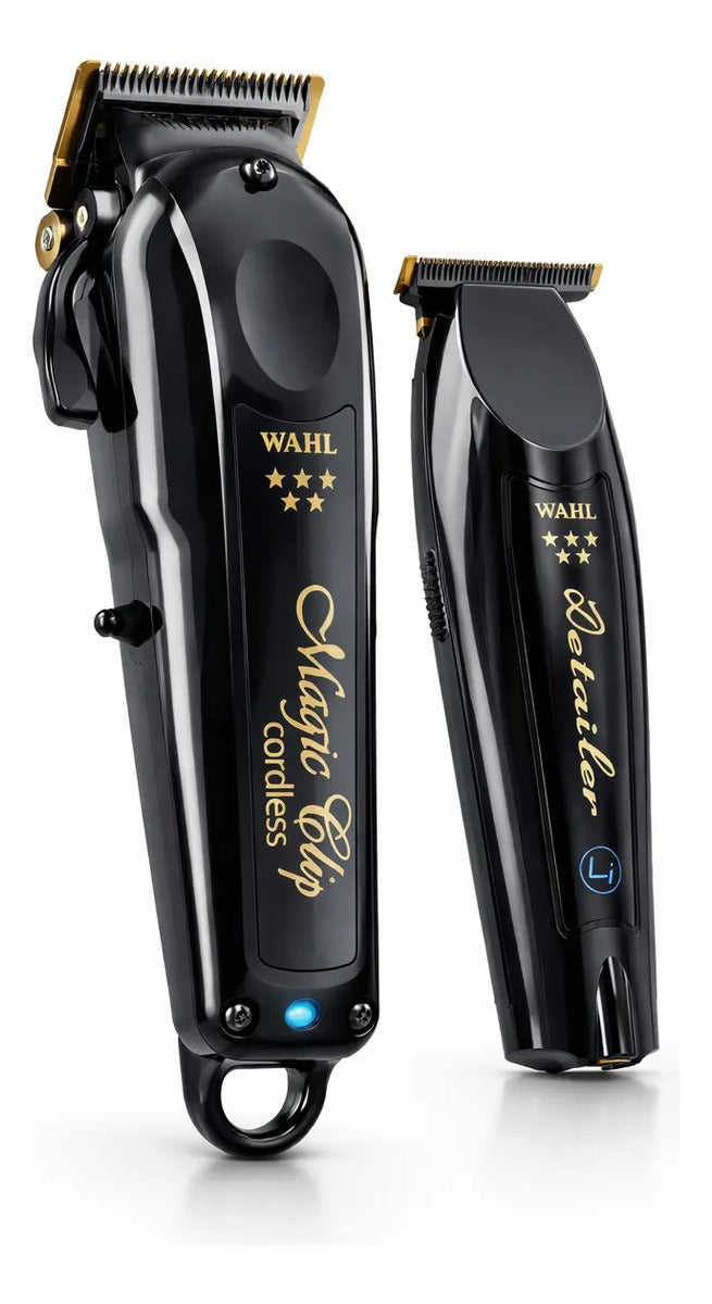 Combo Cortadora Pelo + Afeitadora Wahl Inalámbrica Magic Clip Cordless