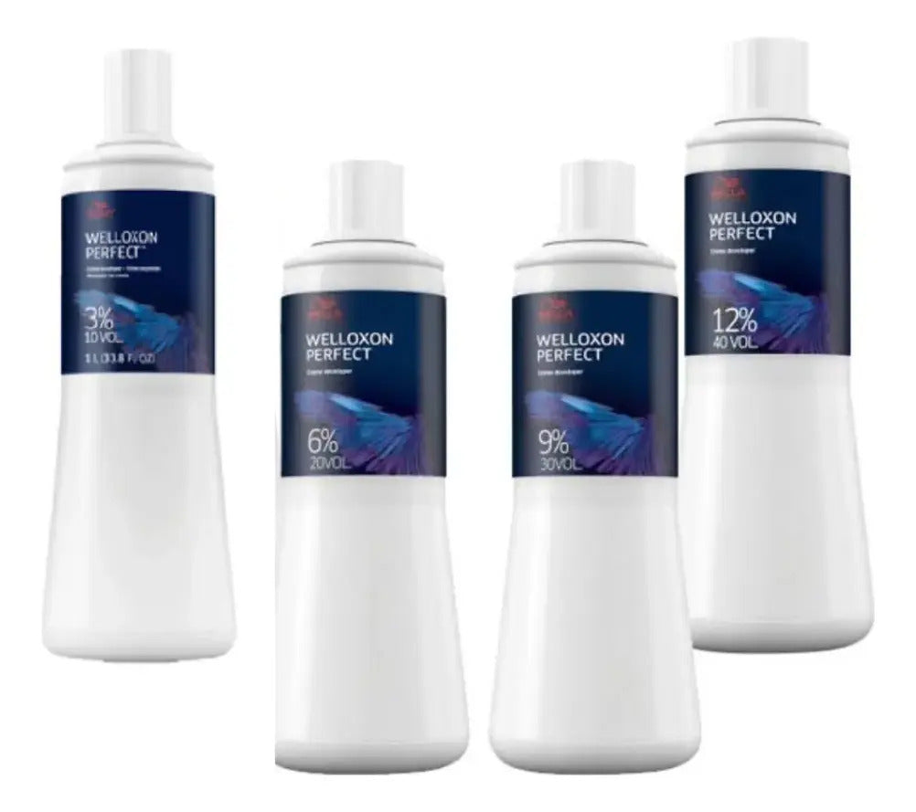 Agua Oxigenada Wella Welloxon Perfect 1L Oxidante Profesional