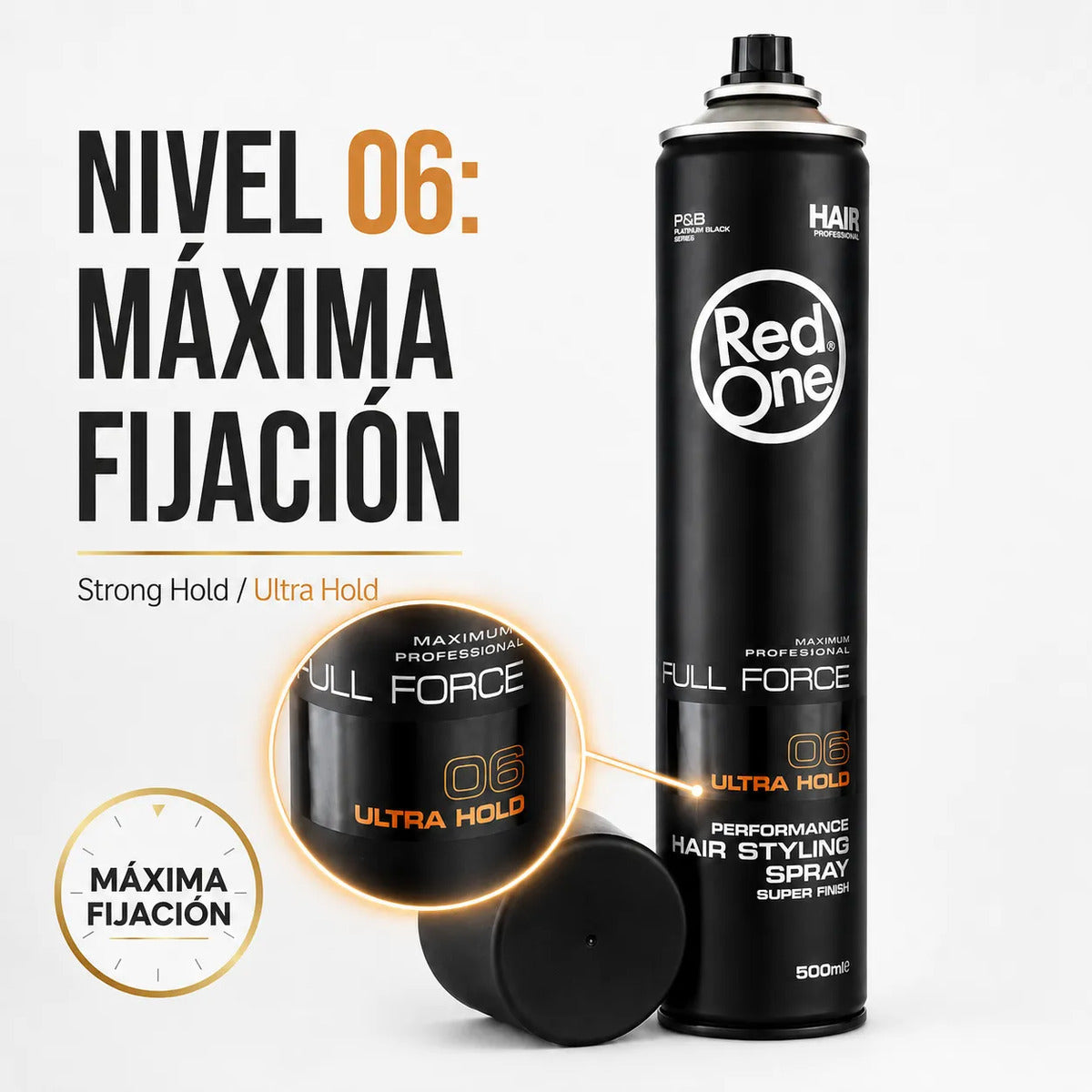 Laca Fijadora Cabello Profesional Red One Full Force