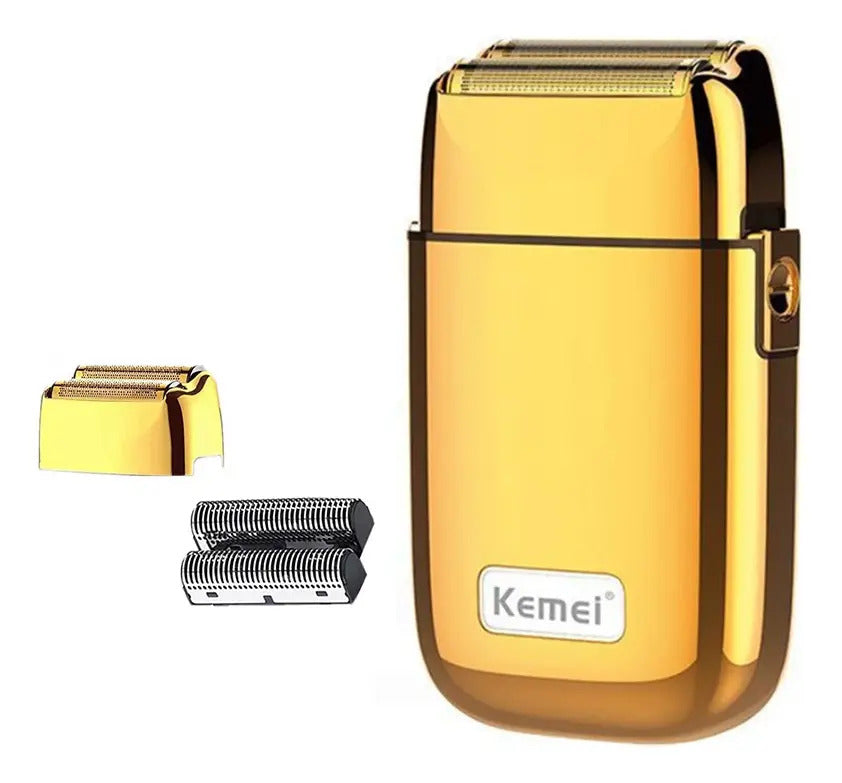Pack Gold Kemei: Trimmer Profesional KM-1949 + Shaver Rasuradora TX1