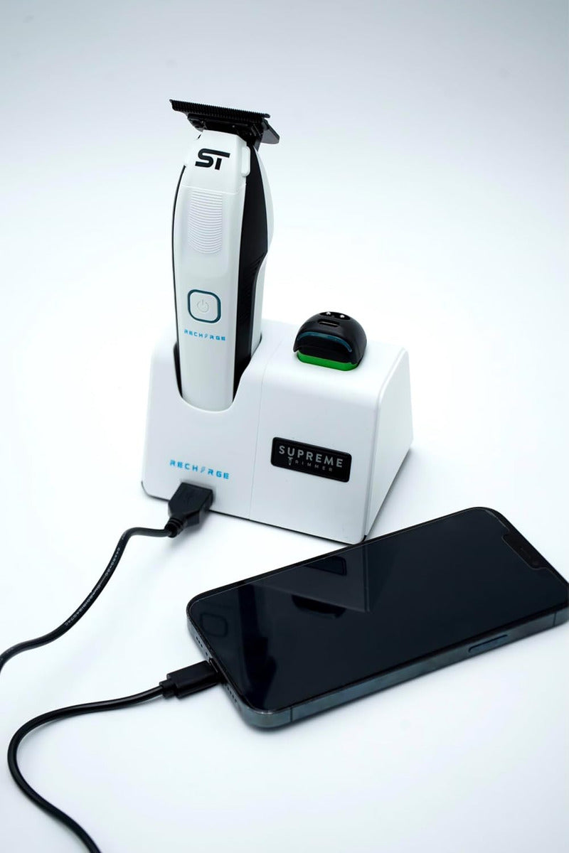 Trimmer Profesional Supreme Trimmer ST777 | Patillera Recargable 8000 RPM