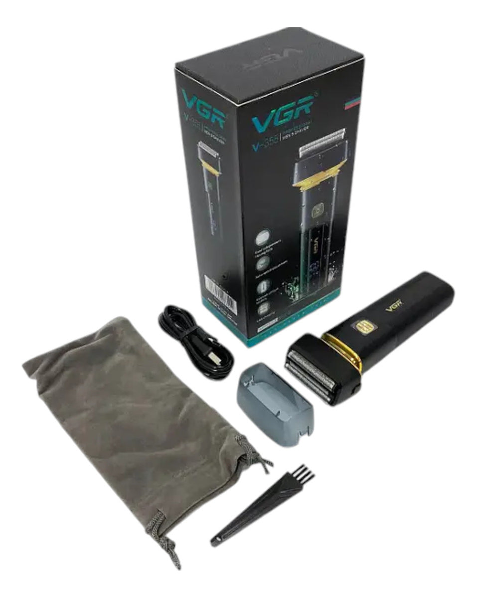 Pack VGR V-192 Trimmer + Shaver 355 Profesional Barbería Recargable