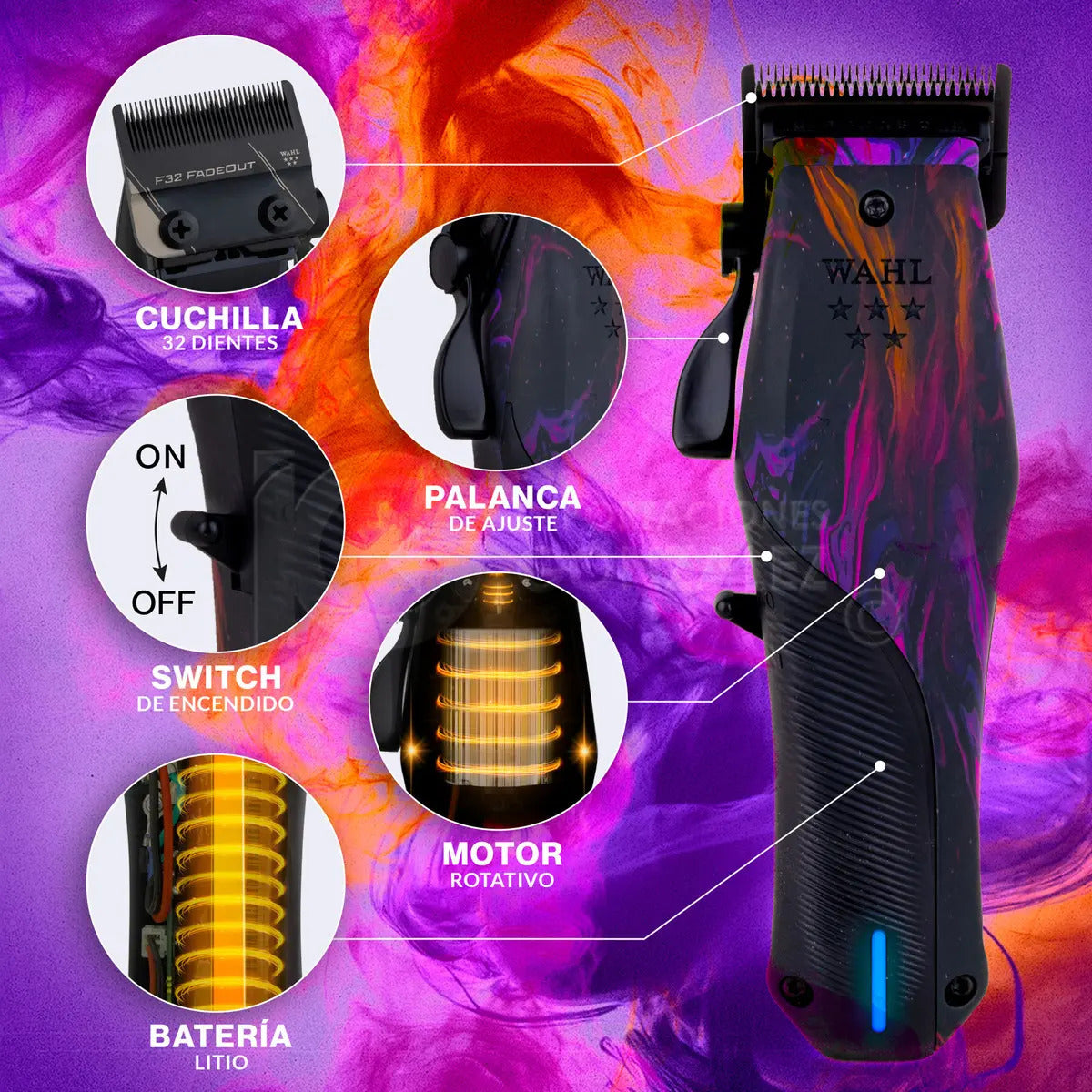 Máquina Wahl Vapor Edición Limitada Clipper Profesional