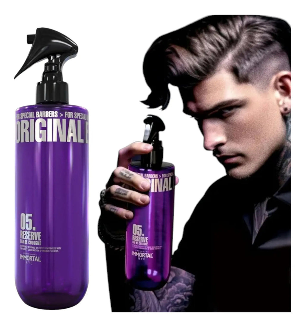 After Shave Colonia Immortal NYC 05 Reserve - Hidratación y Aroma Vainilla 500ml
