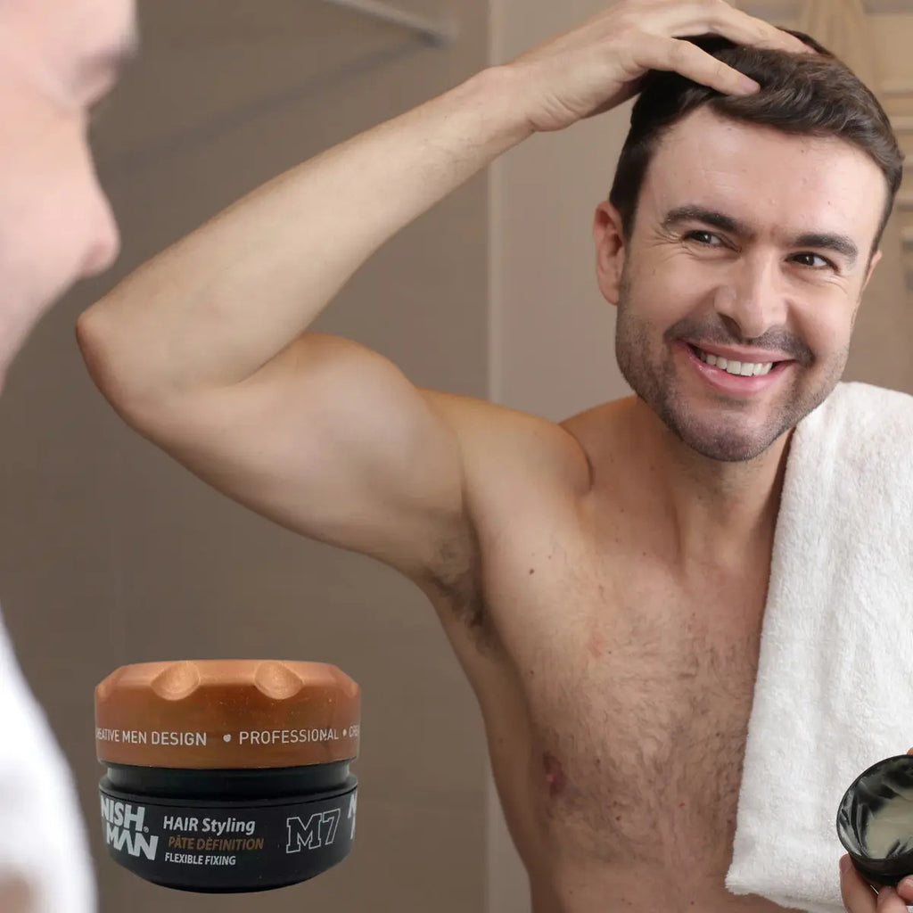 Cera Nishman M7 Defining Paste 100ml - Fijación Flexible y Acabado Mate Natural