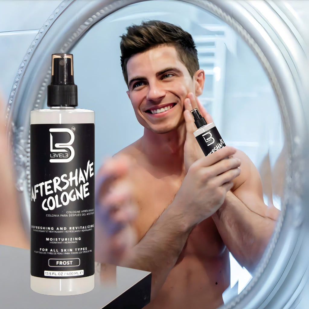 After Shave Colonia Level 3 Frost - Loción Hidratante Post Afeitado 400ml