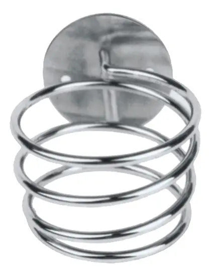 Soporte de Pared Metálico para Secador de Pelo Profesional - Diseño Espiral