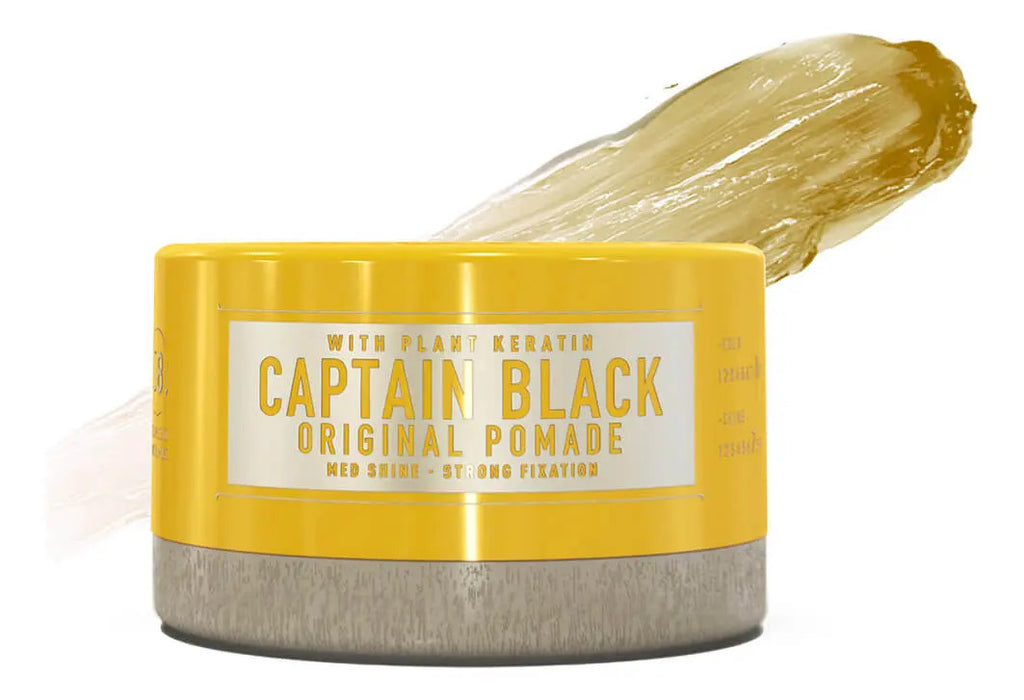 Pomada Immortal NYC Captain Black - Fijación Fuerte y Brillo Medio 150ml