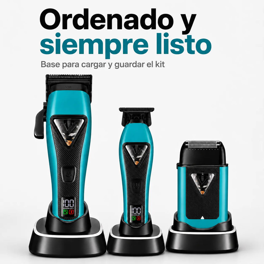 Máquina Cortar Pelo Vgr Kit 3 En 1 Corte Detalle Afeitado