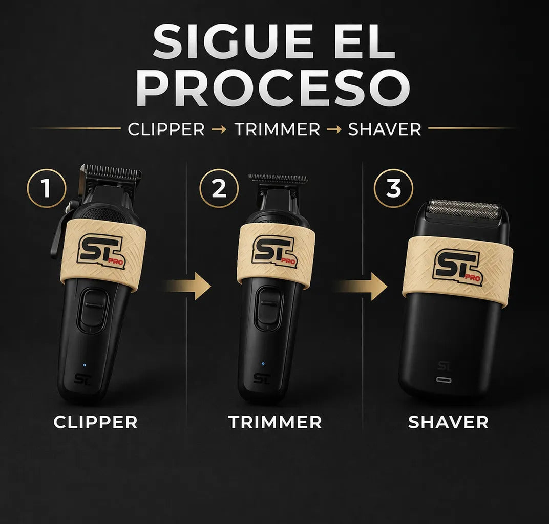 Set 5 Grip Antideslizante Maquina Barberia Mejor Agarre