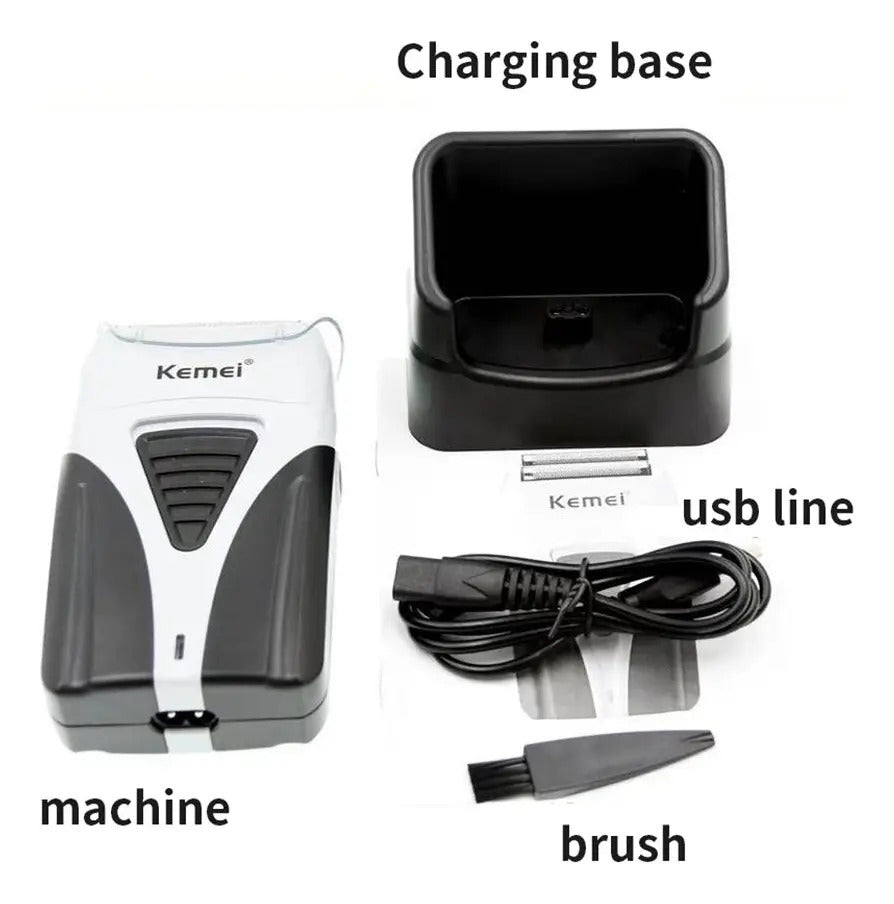 Kit de Terminación Profesional Kemei: Trimmer KM-2299 + Shaver KM-3383