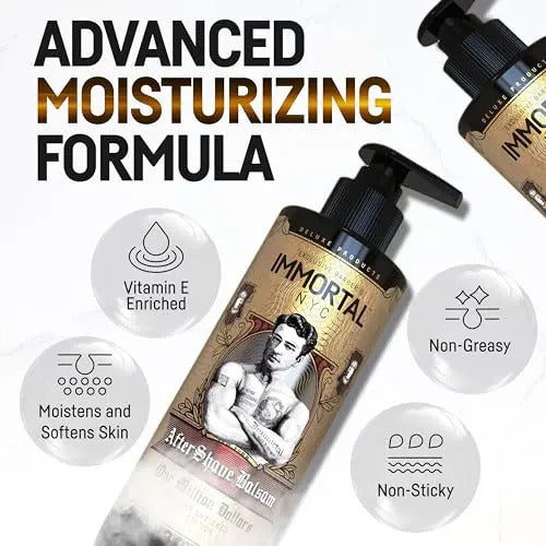 After Shave Bálsamo Immortal NYC One Million Dollars - Hidratante Profesional 500ml