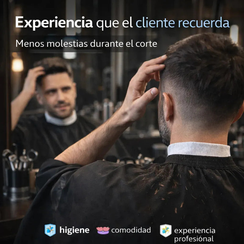 Papel De Cuello Barbería Higiene Adhesivo 5 Unidades