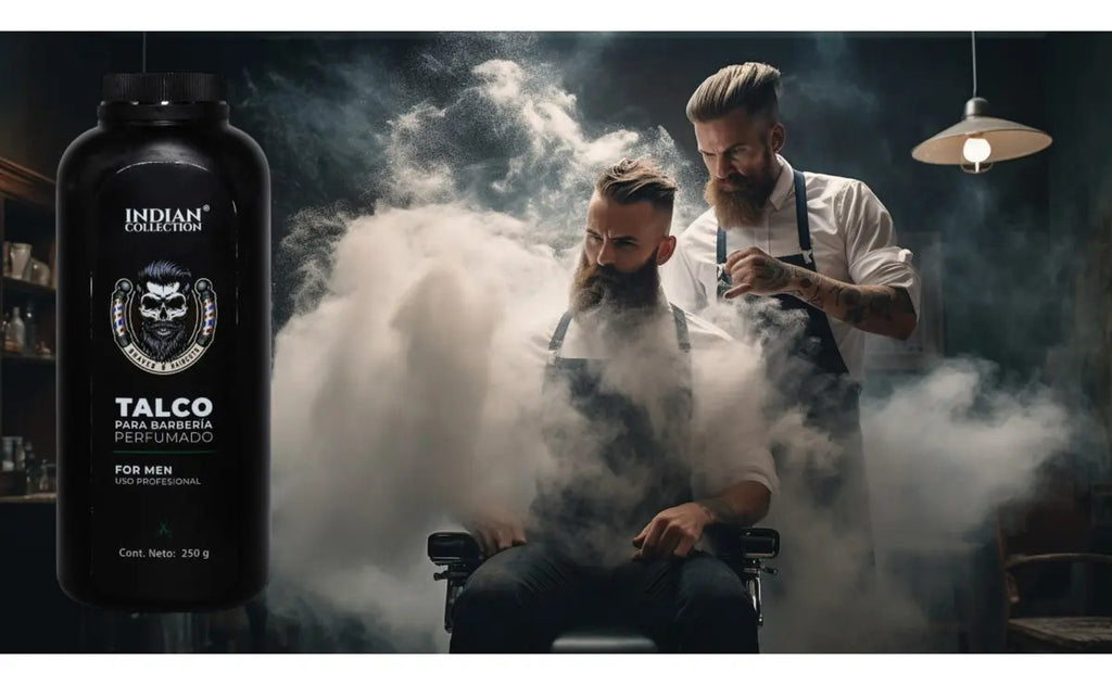 Talco Profesional Perfumado para Barbería - Calma y Suaviza Post-Corte