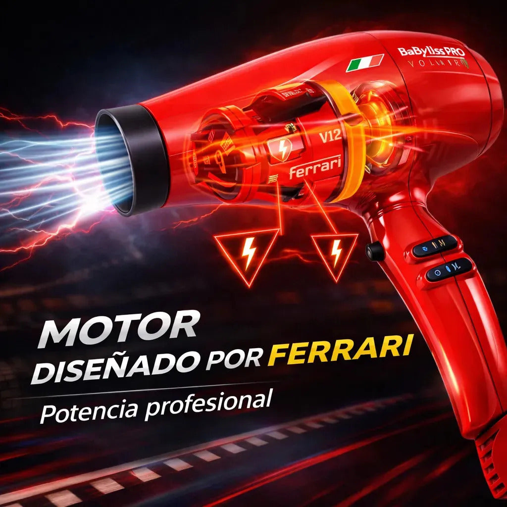 Secador De Pelo Profesional Motor Alta Potencia Babylisspro