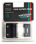 Cuchilla de Repuesto VGR V-003 V-640 V-270 DLC Hoja Móvil Profesional Barbería