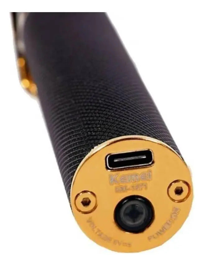 Trimmer Profesional Kemei KM-1971: Patillera Inalámbrica de Precisión