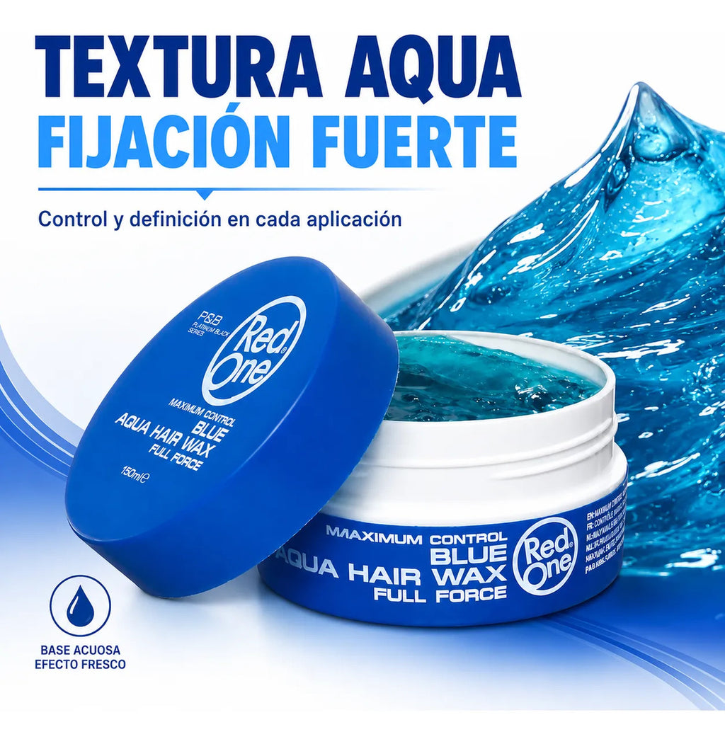 Cera Capilar Fijación Fuerte Aqua Hair Wax 150ml