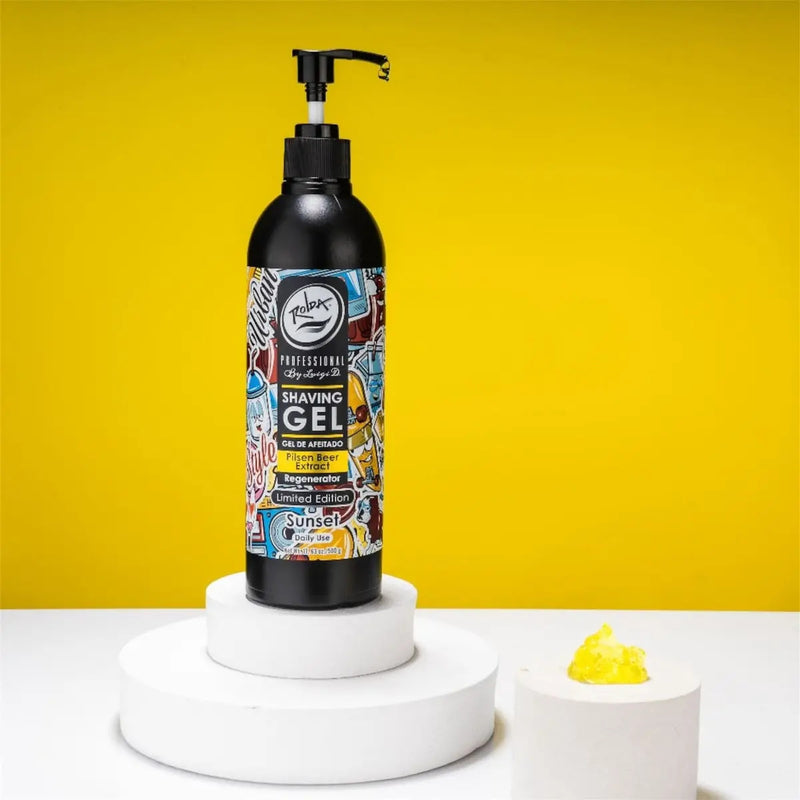 Shaving Gel Rolda Sunset 500g - Gel de Afeitado Transparente y Regenerador