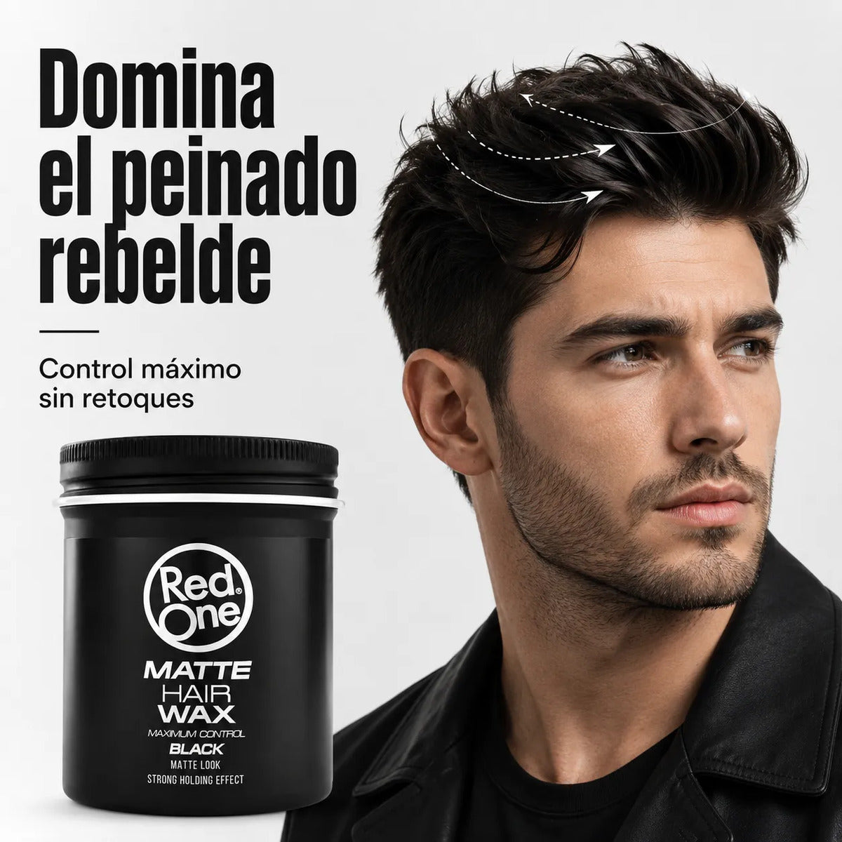 Cera Cabello Hombre Control Máximo Efecto Mate 100ml