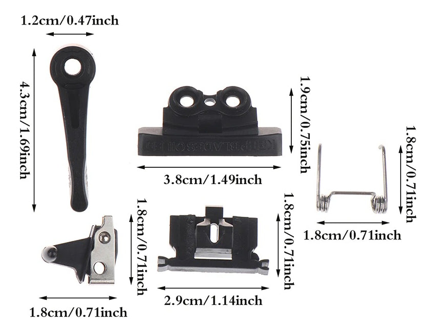 Kit de Reparación Profesional para Wahl 8148 y 8591 | Switch, Palanca y Resorte