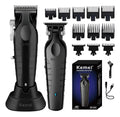 Combo Profesional Kemei KM-2296 + KM-2299: Kit Clipper y Trimmer Inalámbrico