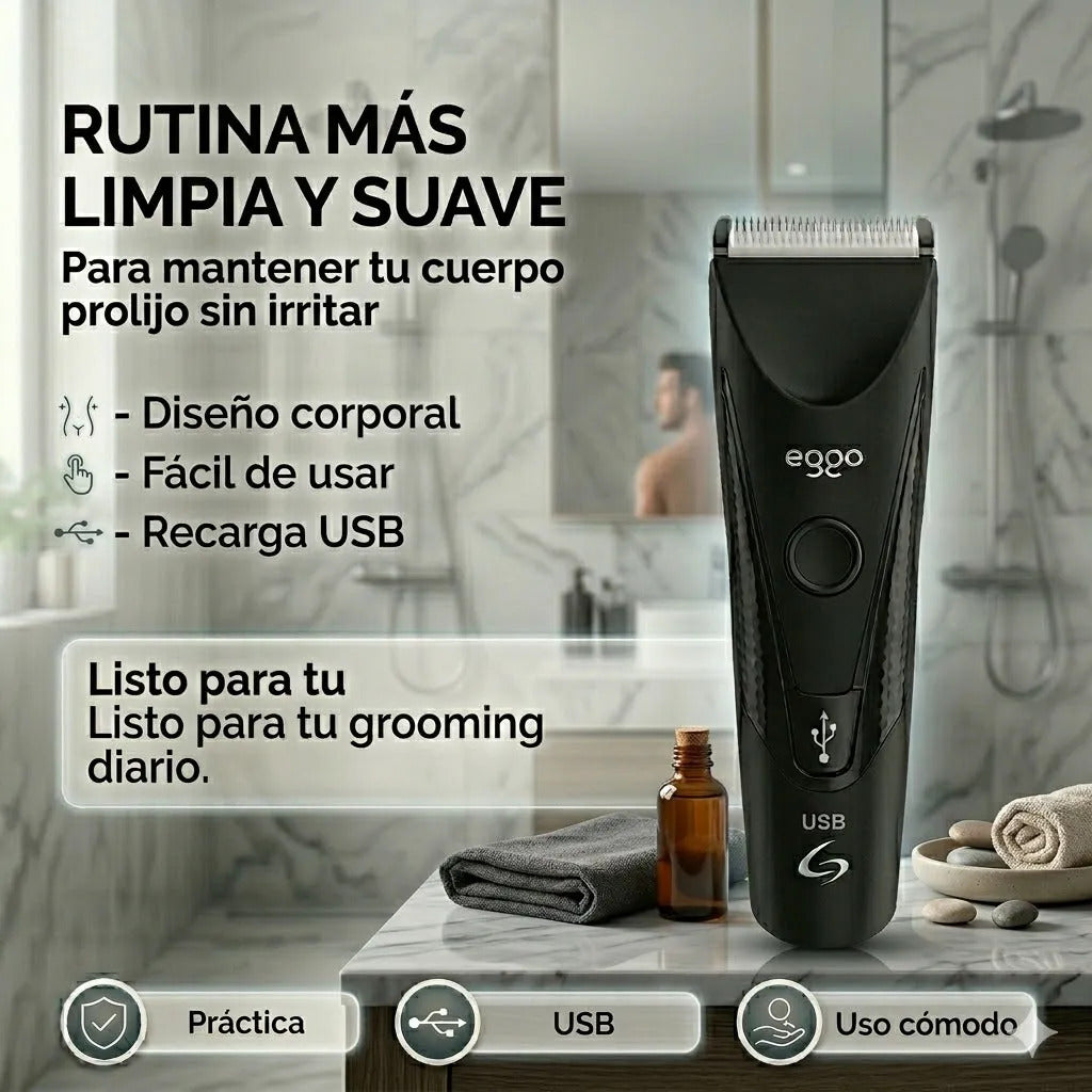 Afeitadora Corporal Gama Eggo Rasuradora Inalámbrica Usb