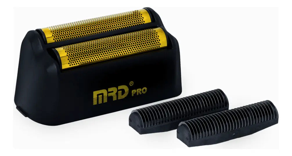 Repuesto Shaver Vector Mrd Con Mallas Y Cuchillas Negro Gold