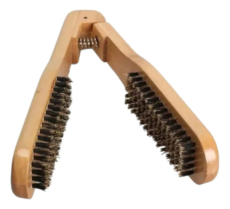 Pack de 3 Cepillos de Madera Profesionales para Alisado de Cabello