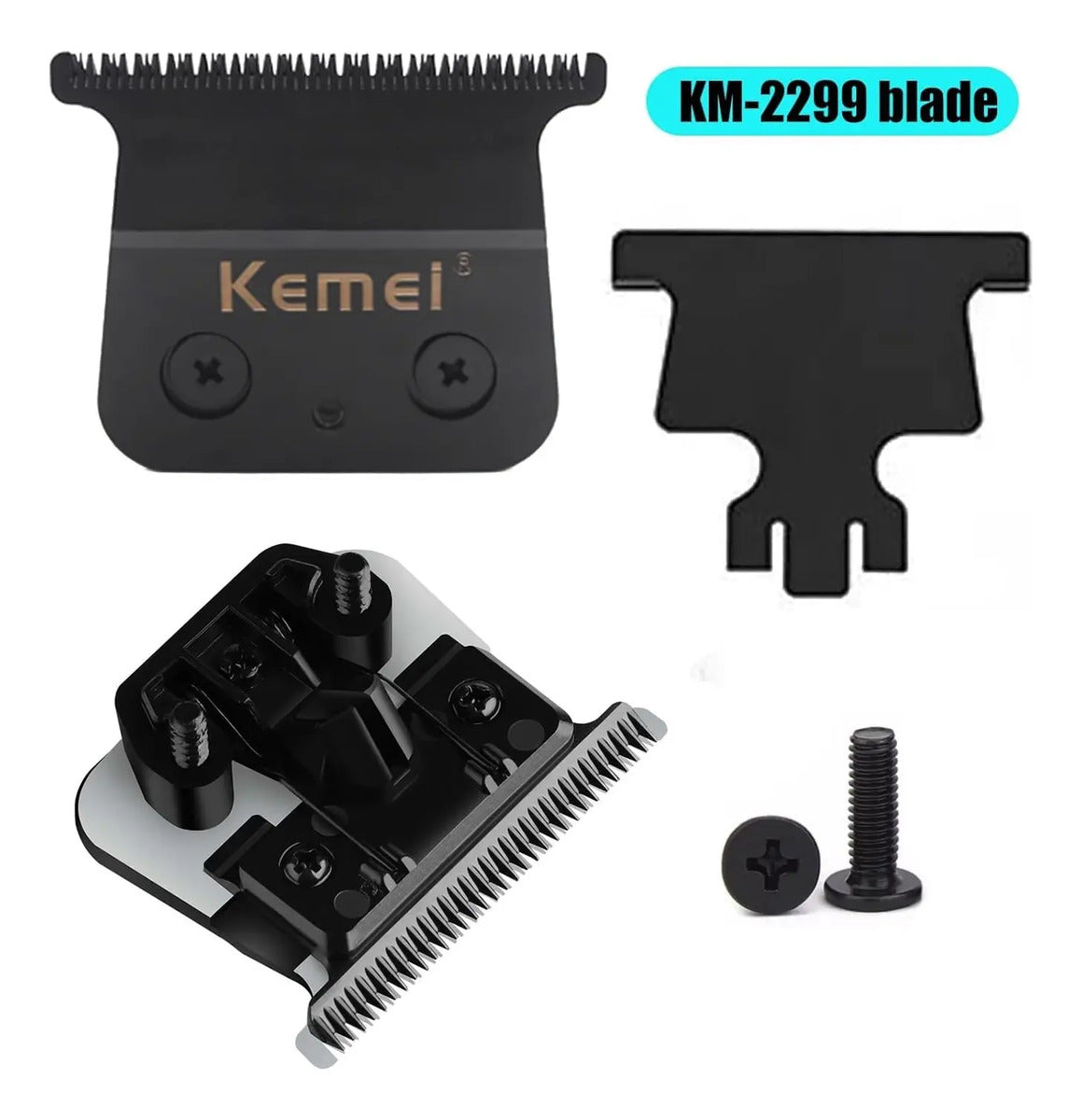 Repuesto Cuchilla Profesional para Trimmer Kemei KM-2299