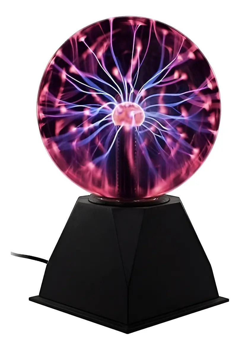 Lámpara de Plasma Grande - Esfera de Luz Decorativa para Barbería y Hogar