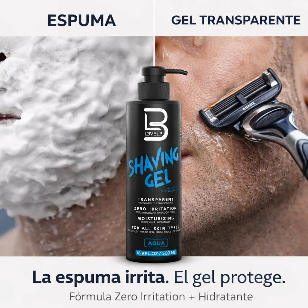 Gel De Afeitar Shaving Gel Hombre Piel Sensible Aqua 500ml
