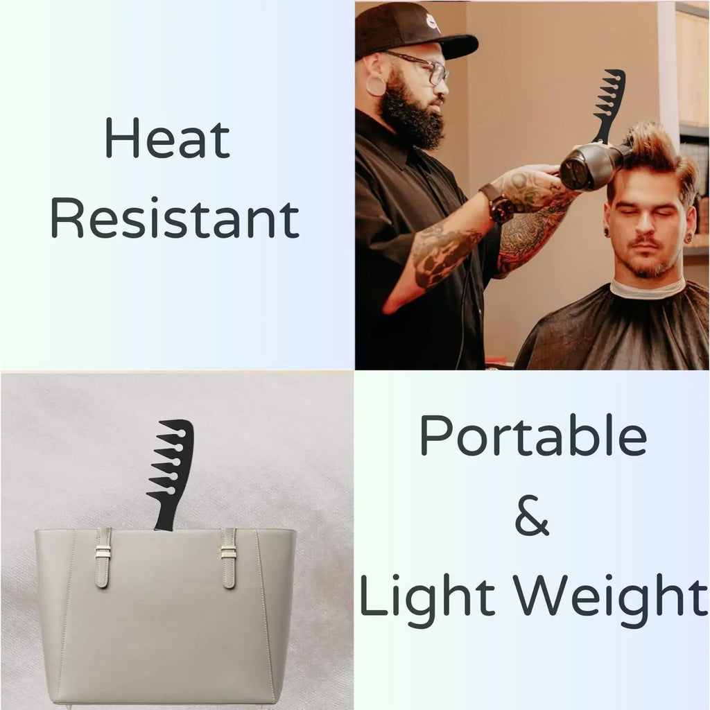 Peine de Corte Profesional Fino para Barbería y Peluquería – Alta Precisión