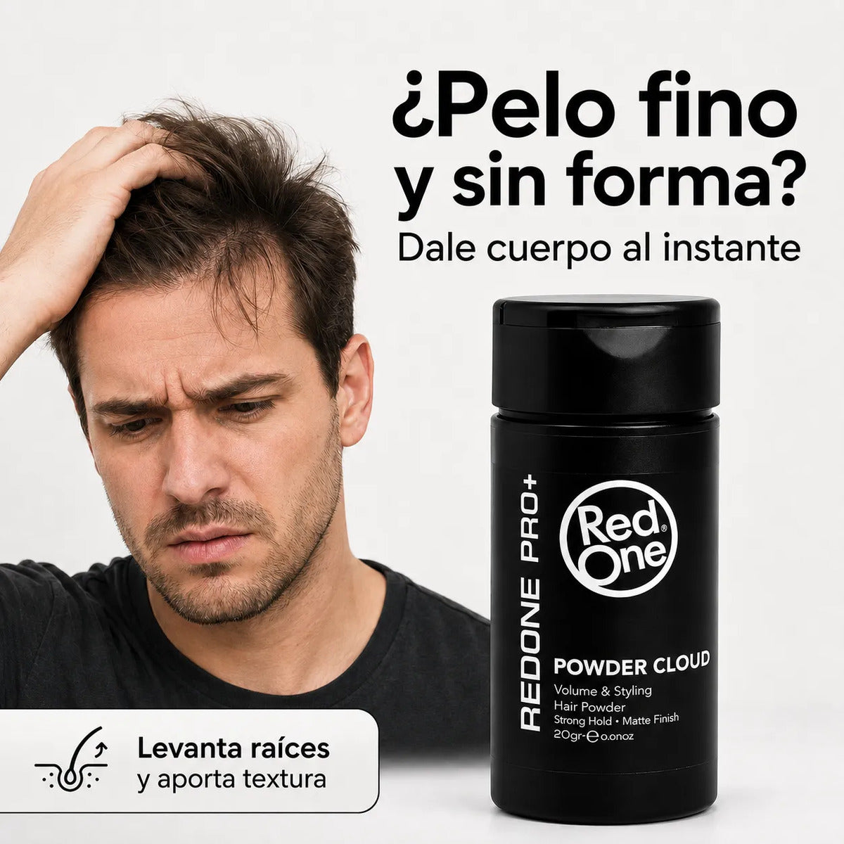 Polvo Texturizador  Cabello Hombre Acabado Mate 20g