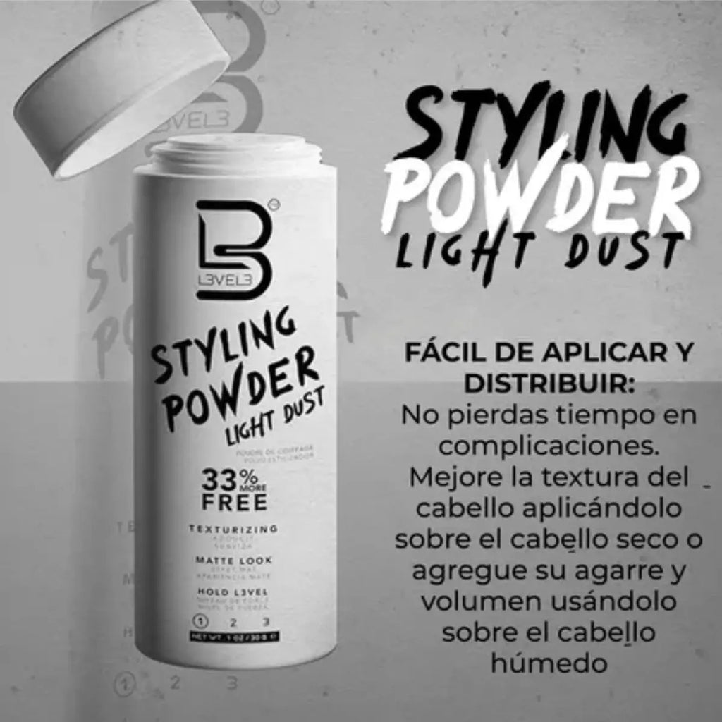 Kit Level 3: Polvo Texturizador Negro + Cera Spider Wax - Volumen y Fijación