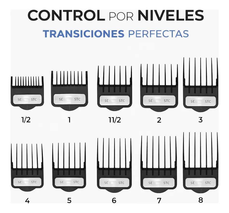 Maquina Clipper Profesional Supreme Trimmer Black Alta Poten
