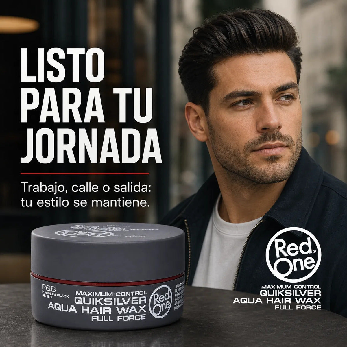 Cera Capilar Fijadora Red One Full Force Plateada 150ml