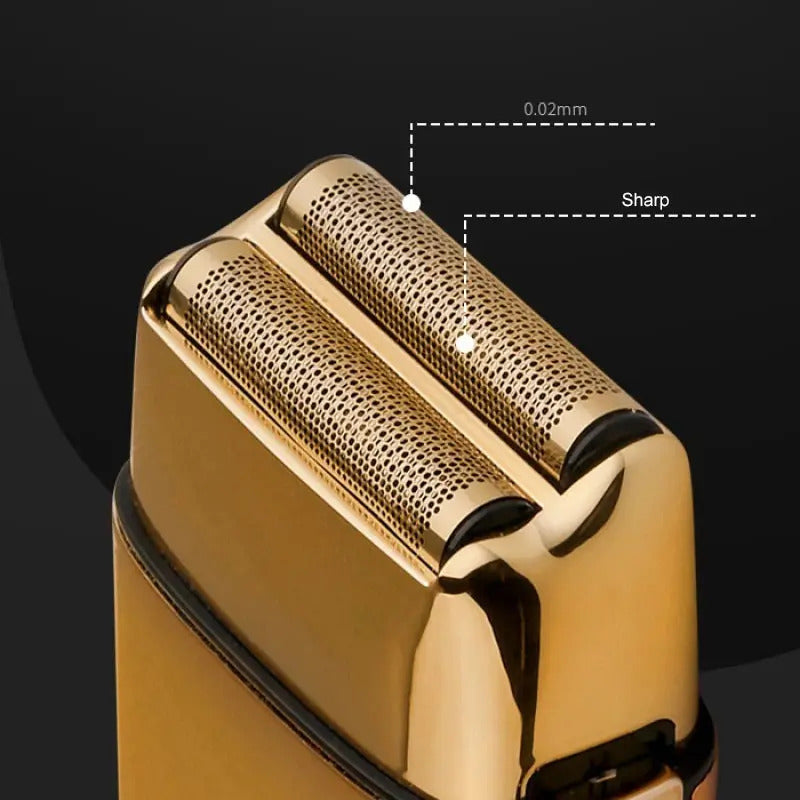 Afeitadora Profesional Kemei KM-2028 Gold: Rasuradora Corporal y Facial Resistente al Agua
