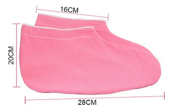Kit de 2 Botines de Algodón para Parafinoterapia – Tratamiento de Hidratación Profesional