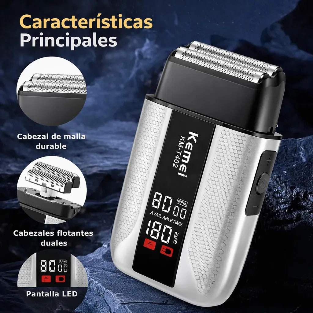 Maquina Corta Pelo Shaver Kemei T402 Electrica 10000rpm