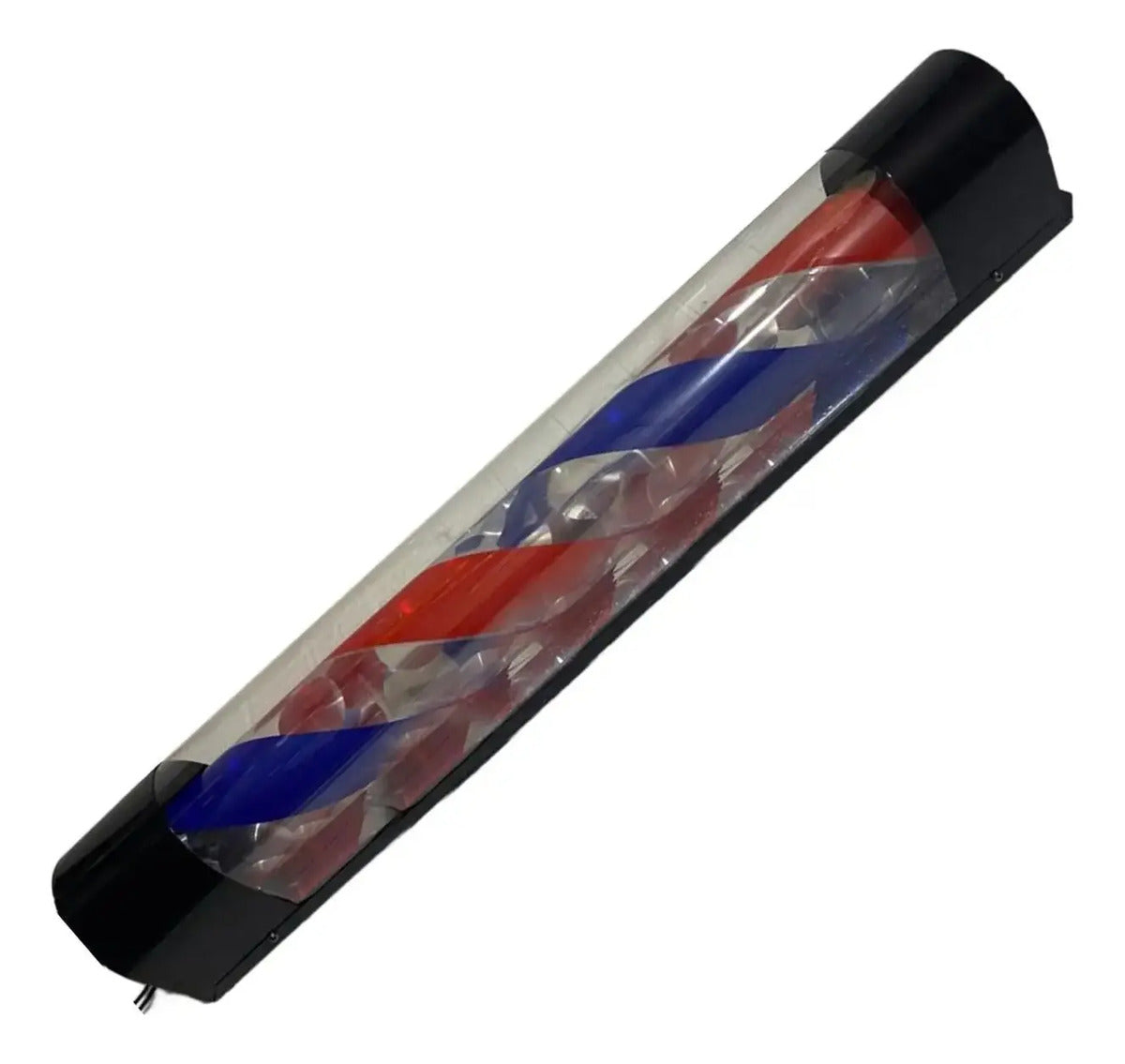 Poste de Barbería Profesional 90cm - Luz LED y Movimiento Giratorio Clásico