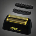 Repuesto Shaver Vector Mrd Con Mallas Y Cuchillas Negro Gold