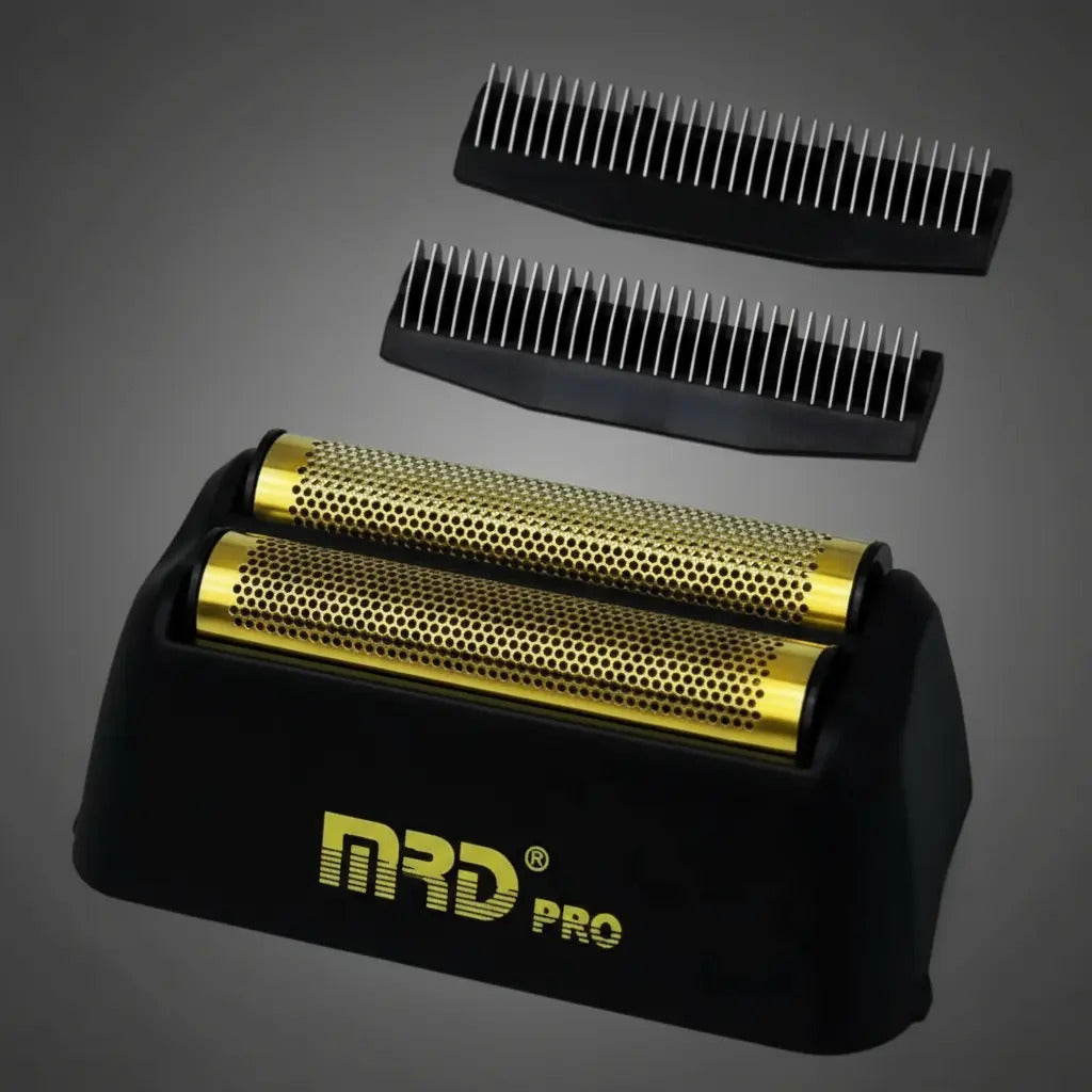 Repuesto Shaver Vector Mrd Con Mallas Y Cuchillas Negro Gold